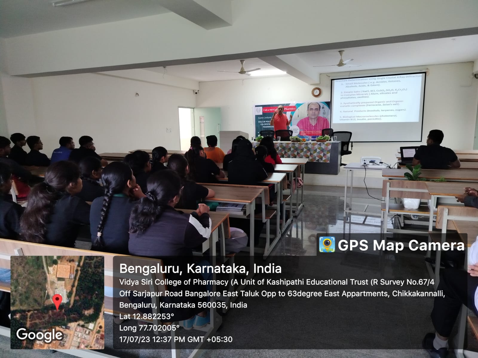 Motivational Collaboration: Dr. Deepak Chopra and Vidya Siri College of Pharmacy